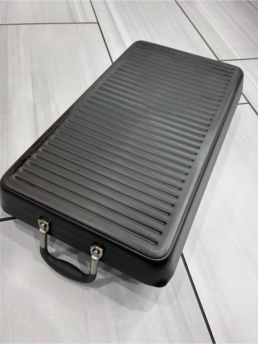 Pampered Chef Grill Pan Dual Burner Double Bacon Burger Panini Press Set 2924 - Picture 6 of 7